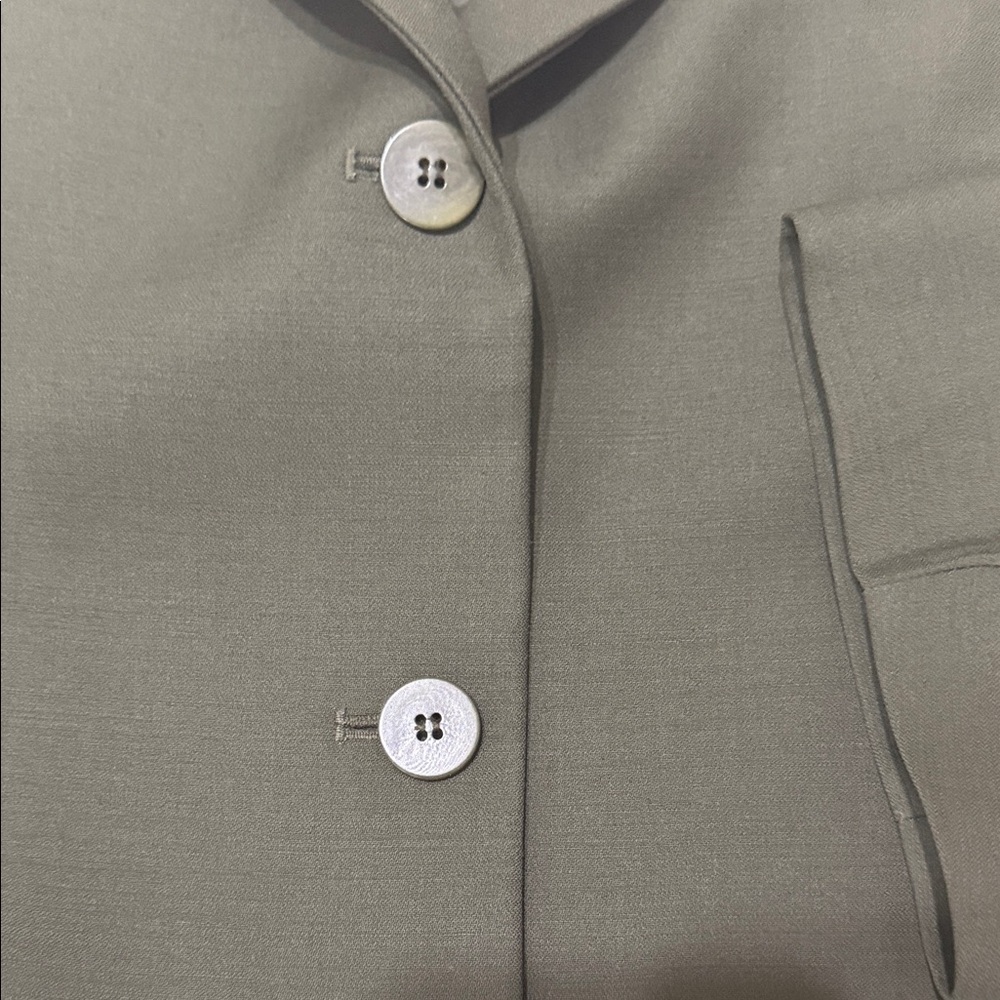 Lafayette 148 New York Dark Green office Blazer lined like New 14 large XL - Picture 3 of 9
